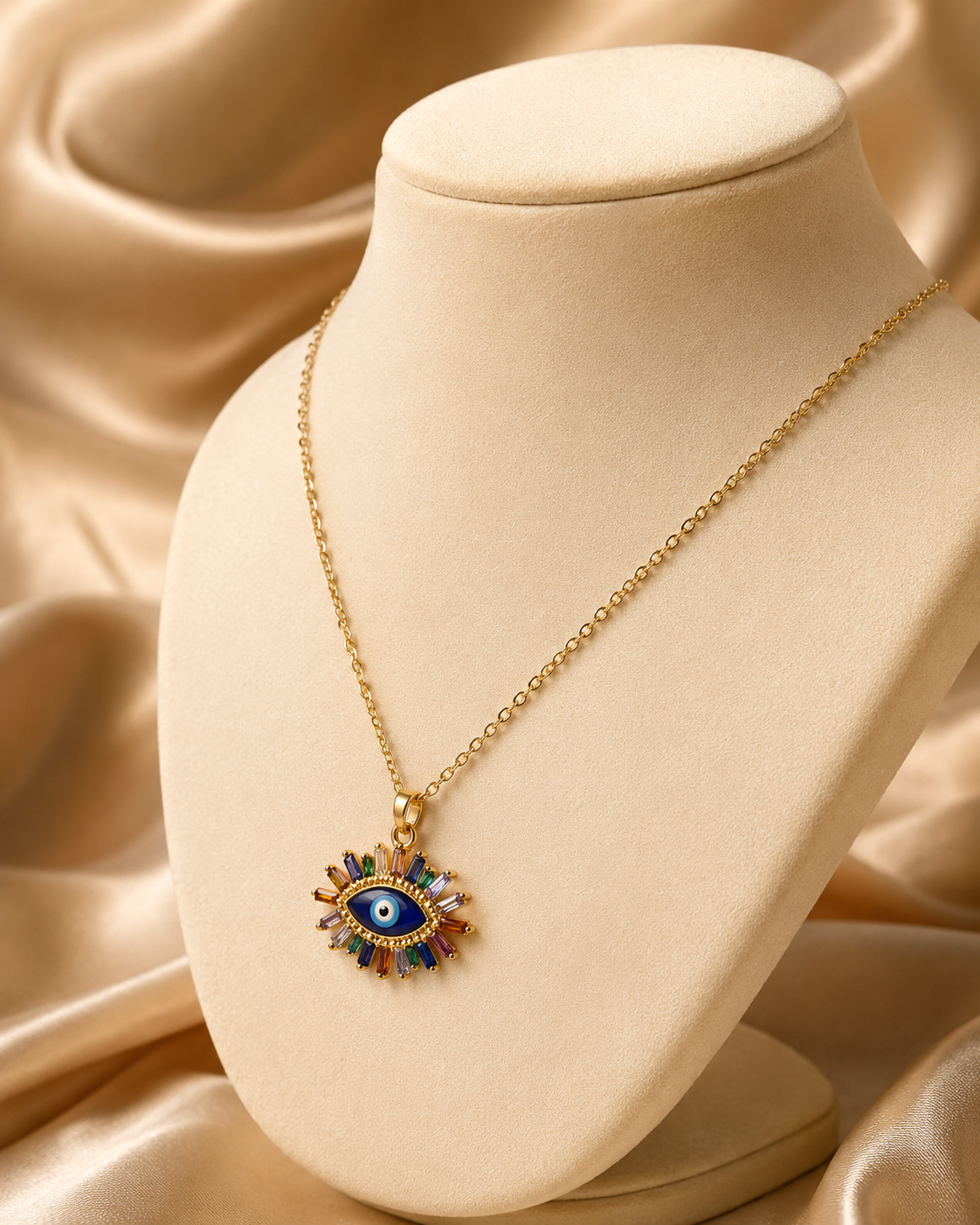 Ayla Evil Eye Necklace alternate view