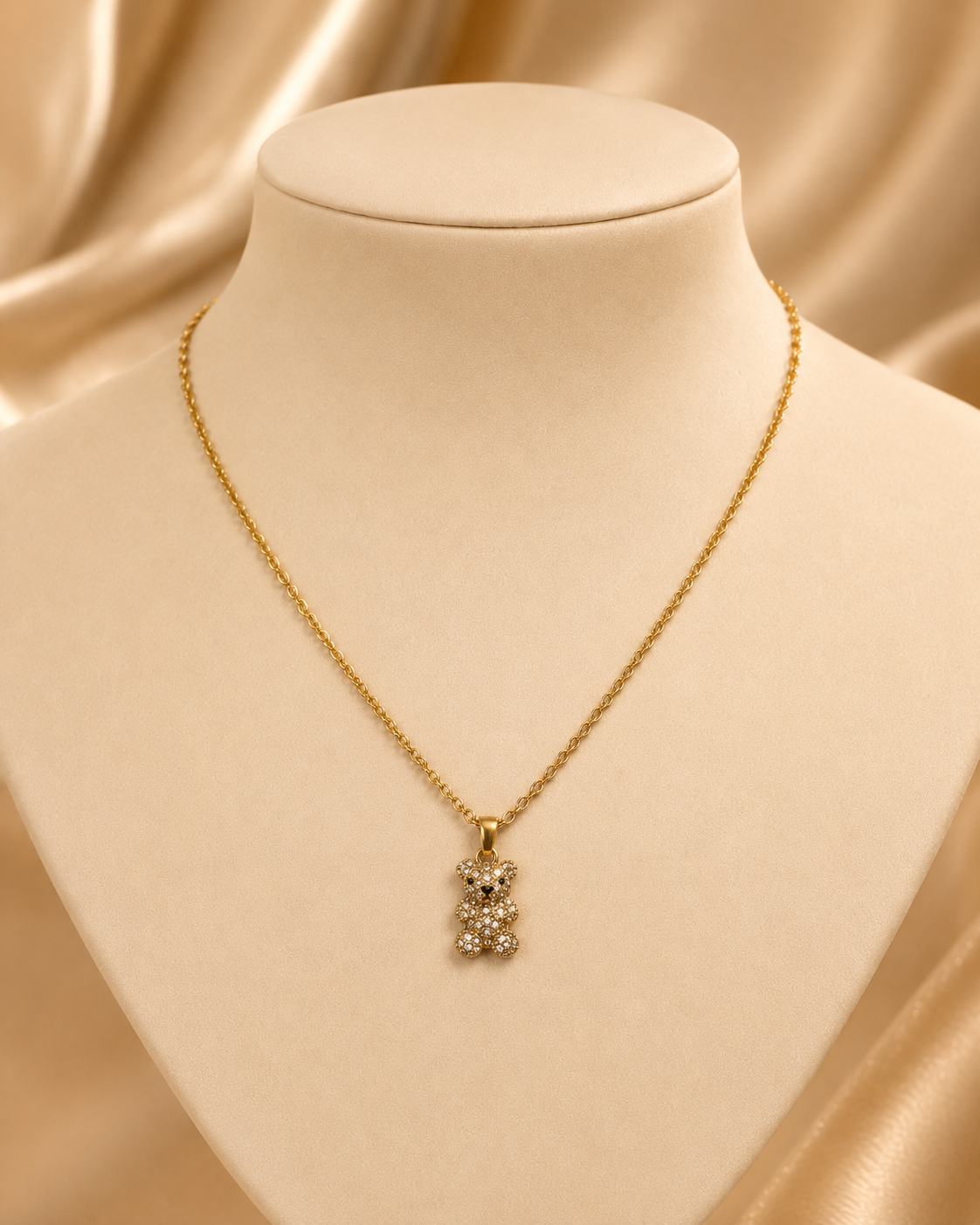 Luna Teddy Necklace