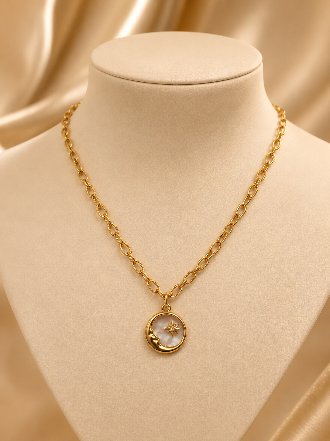 Celeste Moon Necklace