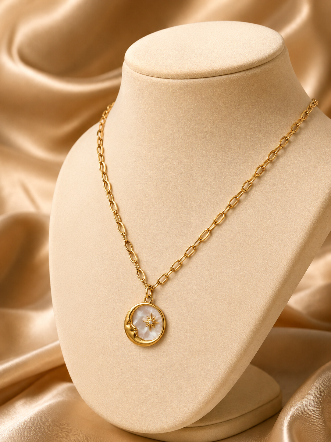 Celeste Moon Necklace alternate view
